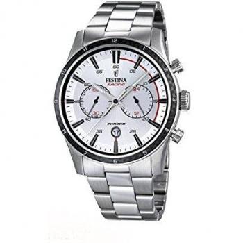 Festina Gents Watch Chronograph Quartz Stainless Steel XL F16818 / 1