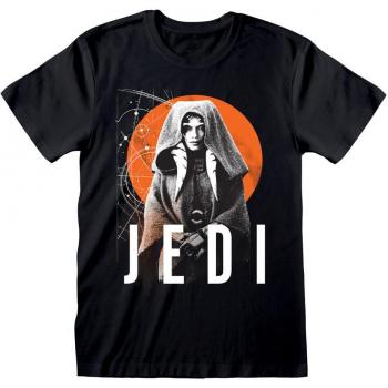 Camiseta Jedi Ahsoka Star Wars Unisex Negra Talla S 100% Algodón