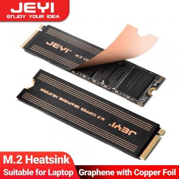 Disipador de Calor para SSD M.2 JEYI de Grafeno y Cobre, Diseño de Doble Capa