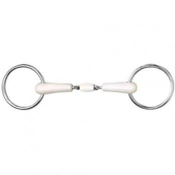 Mors de doble brida Happy Mouth con rodillo - 12,5 cm