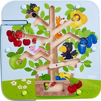 HABA Juego Magnético El Frutal 306083 - Juego de Mesa de Destreza Magnética, Dimensiones 30x26x3 cm