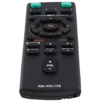 RM-ANU159 Control Remoto de Barra de Sonido para Sony, Reemplazo de Control Remoto Universal para Sony RM-ANU159 Barra de Sonido