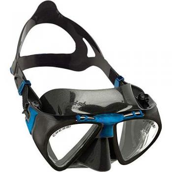 Máscara de buceo Cressi Penta Plus unisex color negro/azul, talla única