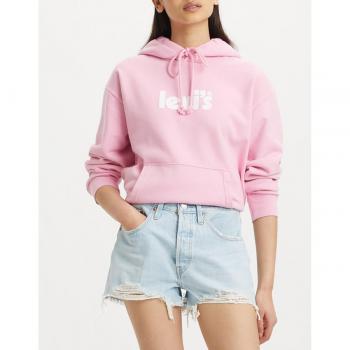 Sudadera Levi's Graphic Standard Rosa Mujer