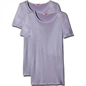 Damart Lote de 2 Camisetas Thermolactyl Alto térmico, Blanco, XS