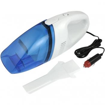 TOOGOO(R) Aspirador de polvo de coche de plastico azul claro blanco DC 12V