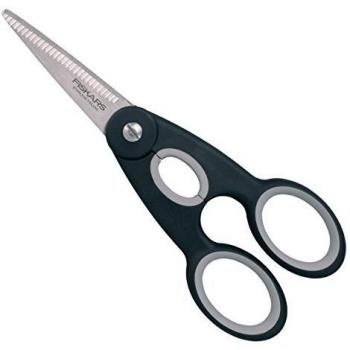 Fiskars Tijeras de cocina, Longitud total: 22 cm, Acero de calidad/Plástico, Functional Form, 1003034