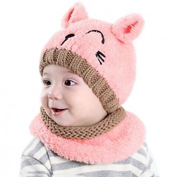 Tuopuda® Gorro y Bufanda de Invierno para bebe niña niño Sombrero Gorro de punto