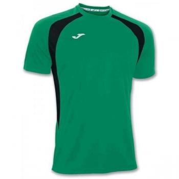 Joma 100014.451 - Camiseta de equipación de manga corta para hombre, color verde / negro, talla XS
