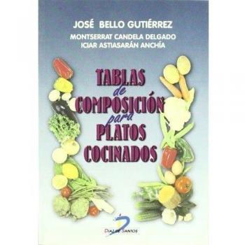 Tablas de composición para platos cocinados