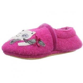 Giesswein Biessenhofen - Patucos de lana para niña rosa Pink