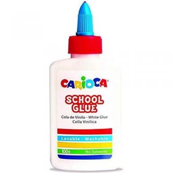 Carioca 42768 - Bote de cola lavable sin disolventes, multicolor