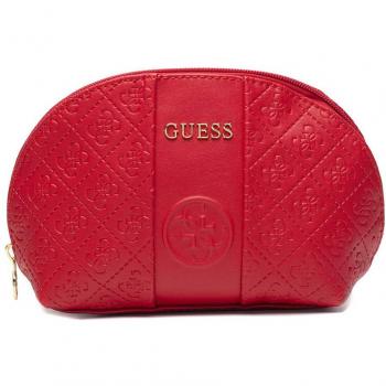 GUESS Pwlomap8407 Bolso de maquillaje Mujer rojo TU