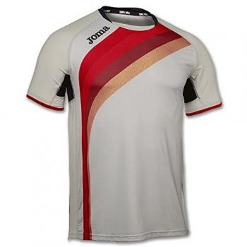 Joma ELITE V Camiseta, Unisex adulto, Gris, 2XL