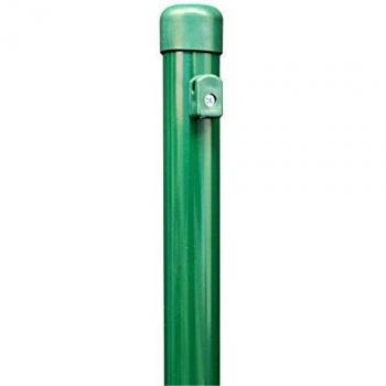 Poste de cercado 38 mm, galvanizado y recubierto en verde, 1500 mm de longitud