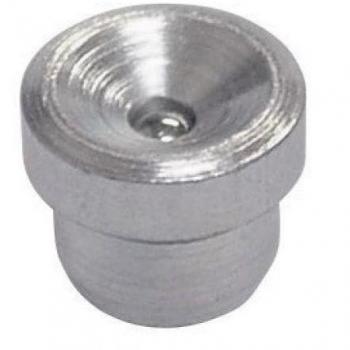 Engrasador cóncavo recto de embutición tipo D1a (R.10 x L.9.5 x Ø12 acero)