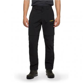 Pantalón largo convertible Trangoworld Palec negro para hombre