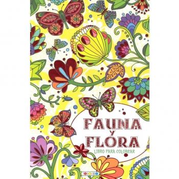 Fauna y flora libro para colorear