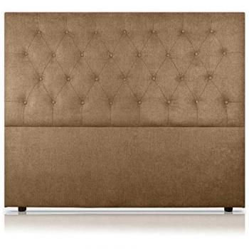 Cabecero Afrodita Tapizado Nido Antimanchas 160x120cm Color Chocolate de SonnoMattress