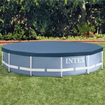 Cubierta de piscina redonda Intex 366 cm con protección UV y resistente al agua