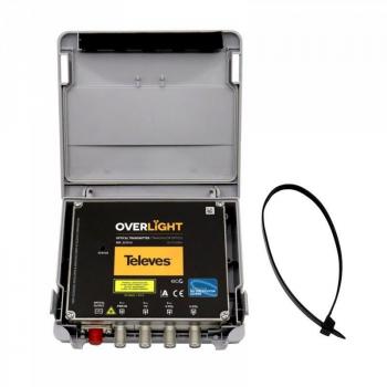 Transmisor Óptico Overlight CWDM Exterior DAB/UHF/SAT 1550nm Televes