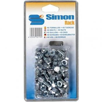 SIMONRACK Blister 40Tornillos+40Tuercas