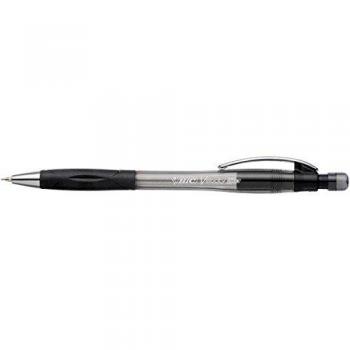 BIC Atlantis - Portaminas Recargable de 0.7mm con Goma para Borrar, Paquete de 12 Unidades (8206462)