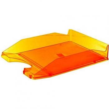 Bandejas Apilables Traslúcidas en Color Naranja