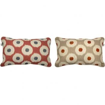 NAF NAF - 2 Fundas de cojín de decoración VIGO 30x50 cm 85% algodón 15% poliéster. Fabricado en España