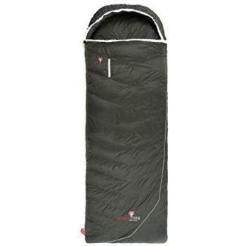 Saco de dormir GrüeziBag Biopod DownWool Verano Comfort - Saco de dormir de plumas y lana, 225x80cm, para altura hasta 193cm, confort a 8°C / límite a