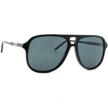 Gucci GG1156S 001 57 Timeless Black Sunglasses, Black Unisex, Size: 57 MM