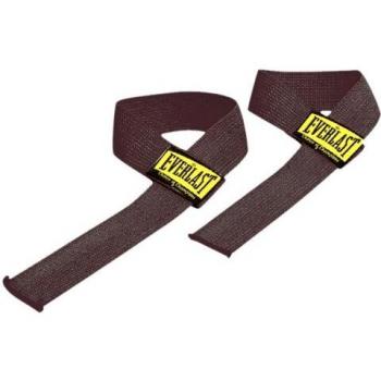 Everlast - Cintas para levantamiento de pesas plata negro Talla:talla única