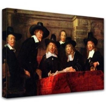 colección de Rembrandt 2, canvas art print - Cuadro. Tamaño 20 x 34 - 51 x 86 cm.