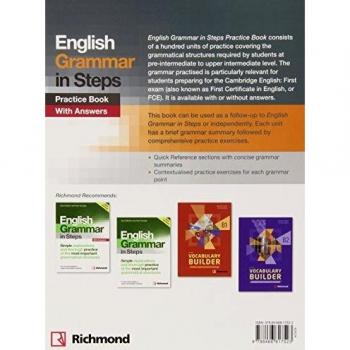 NEW ENGLISH GRAMMAR IN STEPS PRACTICE BOOK WITH ANSWERS - 9788466817523