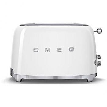 SMEG Tostador TSF01WHEU, 950 W, Acero, De plástico, 2 Ranuras, Blanco