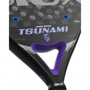 Raqueta de Pádel Siux Tsunami Avant Lady - Jugadoras, ligera, con forma de lágrima, superficie de carbono, núcleo de goma EVA, diseño específico para jugadoras