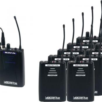 VocoPro SilentPA-TOUR10 16 Channel UHF Wireless Audio Broadcast System