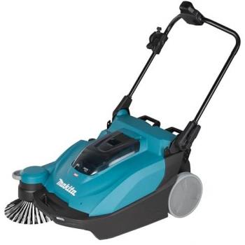 Barrendero Aspirador Inalámbrico Makita XGT 40V, Sin Baterías ni Cargador, Ancho de Trabajo 650mm, Capacidad de Recipiente 24L, Sistema de Filtración