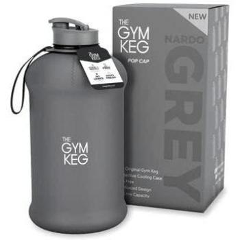 The Gym Keg Botella de Agua para Deportes 2.2 L con Funda Aislante Botella de Agua Térmica con Asa Botella de Agua Deportiva Grande para Fitness Eco Sin BPA