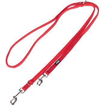 Correa ajustable TIAKI Mesh roja para perros - 200 x 1,5 cm