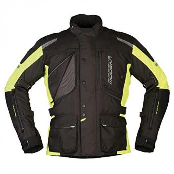 Chaqueta de moto textil Modeka Aeris - Negro Amarillo (M)