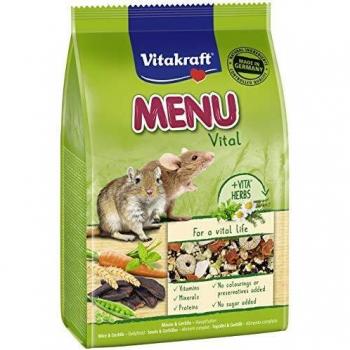 Vitakraft - Menú Premium gerbos y Ratones 400 gr