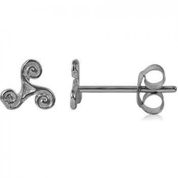 Córdoba Jewels | Pendientes en plata de ley 925 con diseño Trisquel Silver
