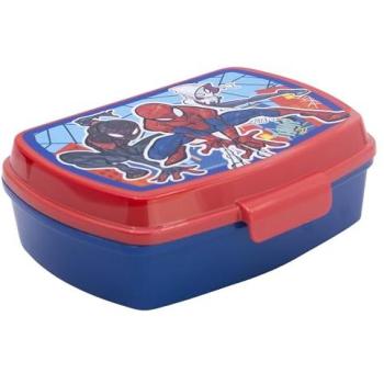 Fiambrera Rectangular Infantil Oficial Superhéroes y Personajes - Spiderman, Barbie, Mario, Dragon Ball, Minecraft, Sonic, Bluey, Paw Patrol, Pokémon, Minnie Mouse y Peppa Pig
