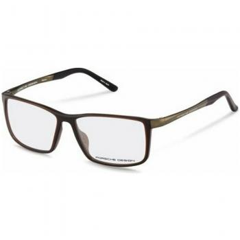 Porsche Design P8328 B Men's Eyeglasses Brown Size 56 - Blue Light Block Available