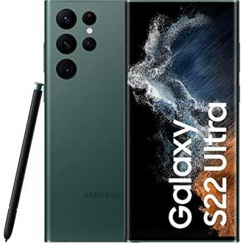 Samsung Galaxy S22 Ultra 5G 512GB Verde - Pantalla 6.8 Dynamic AMOLED, Dual-SIM, Android 12, USB Tipo-C, 12 GB RAM, Batería de 5000 mAh