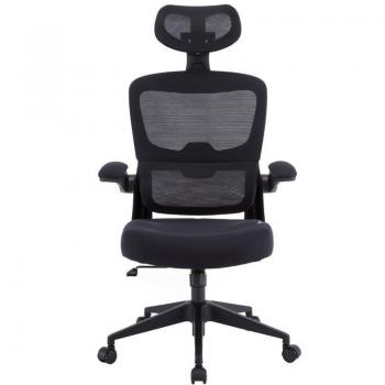 Silla Gaming Woxter Ergo Negra Ergonómica Giratoria Con Ruedas Abatible