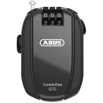 Candado de cable Abus Combiflex Stopover 65, longitud 0,65 m, color negro
