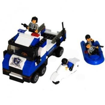 Sluban CONSTRUCCIÓN Set - Serie DE POLICÍA - Transporte del VEHÍCULO M38-B0186