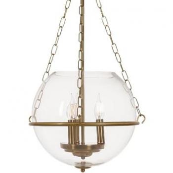 Lámpara de Techo Dorado Cristal Hierro 220-240 V 35 x 35 x 70 cm